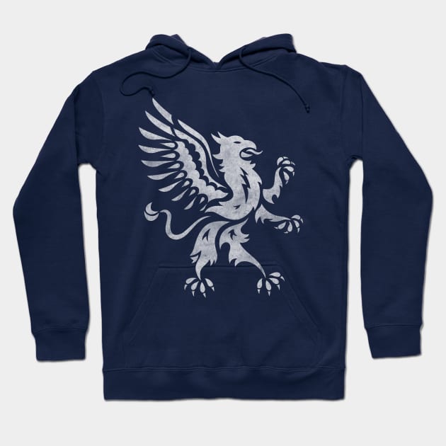 The Griffin, a Medieval Heraldic Beast Hoodie by MedievalSteward